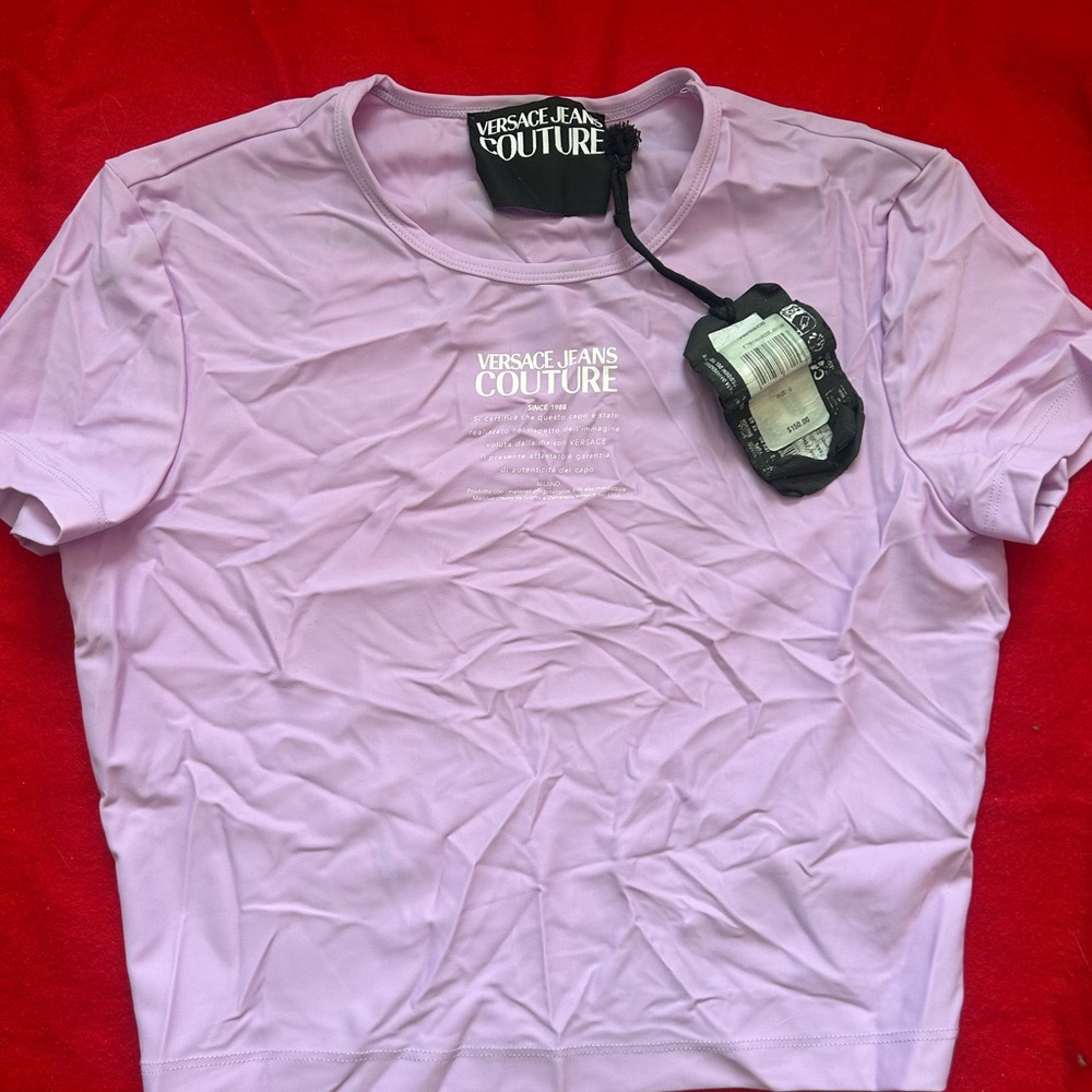 Versace Jeans Couture Purple Tee